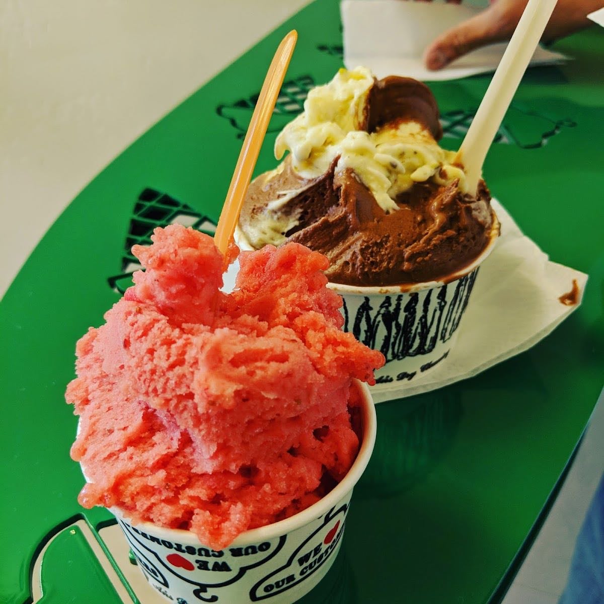 An's Dry Cleaning - Best Ice Cream!!! Long lines but unique flavors and they let you sample all of them.
