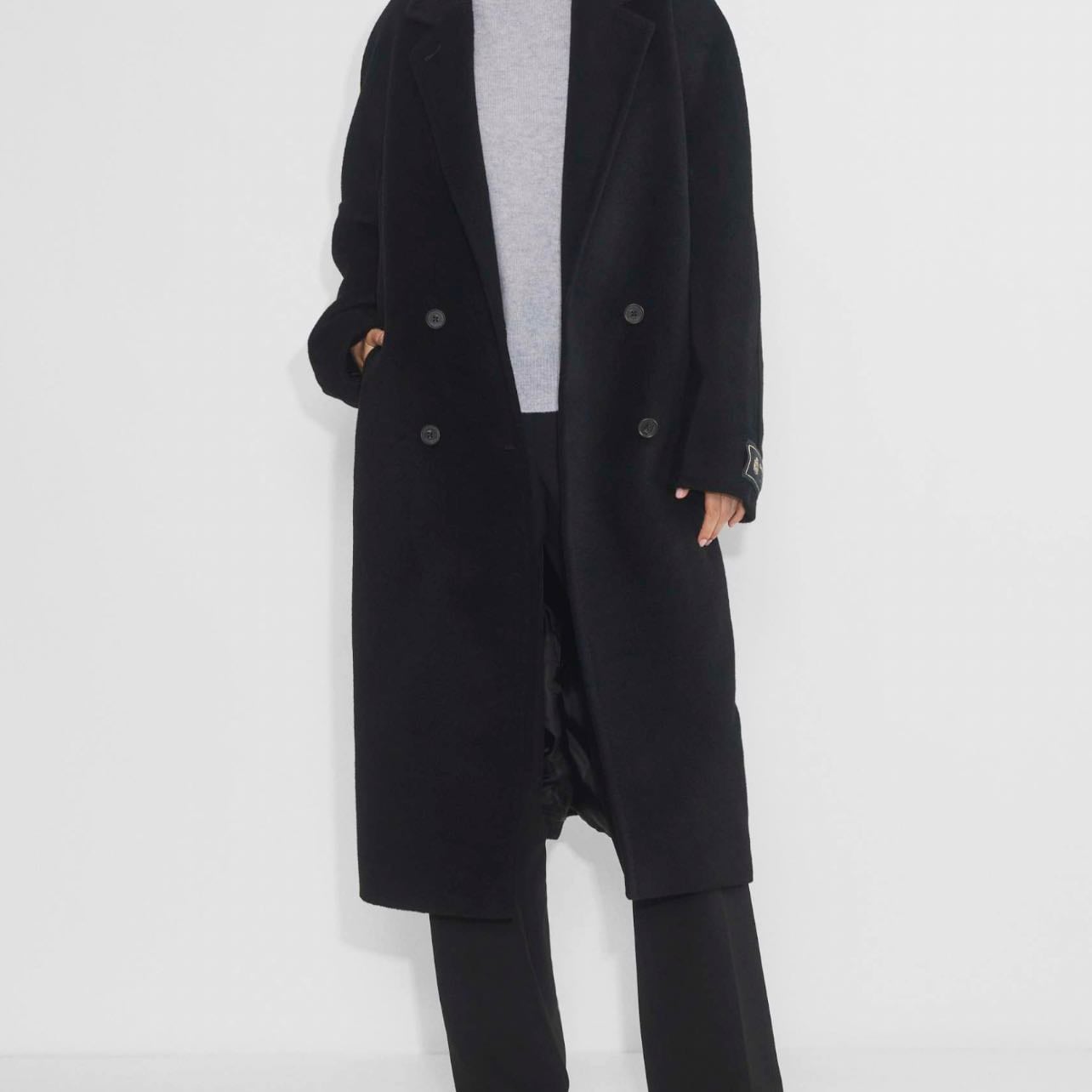 Aritzia Slouch Coat (black) - $375