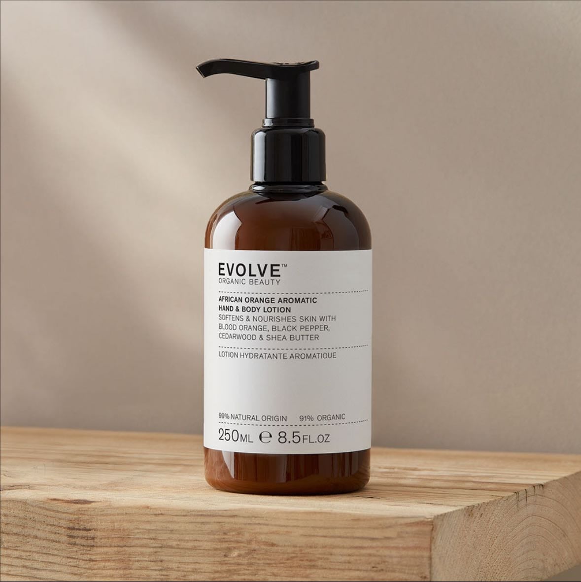 Lotion mains Evolve African Orange - Neuf