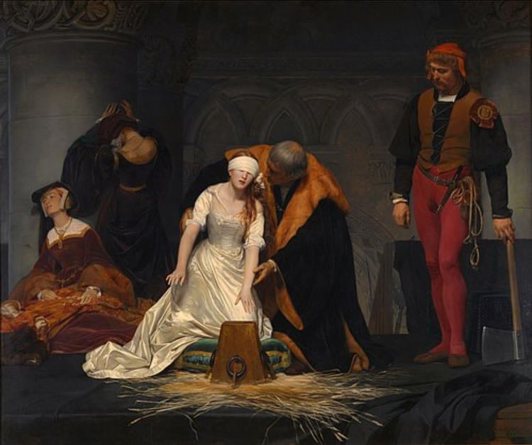 The execution of Lady Jane Gray