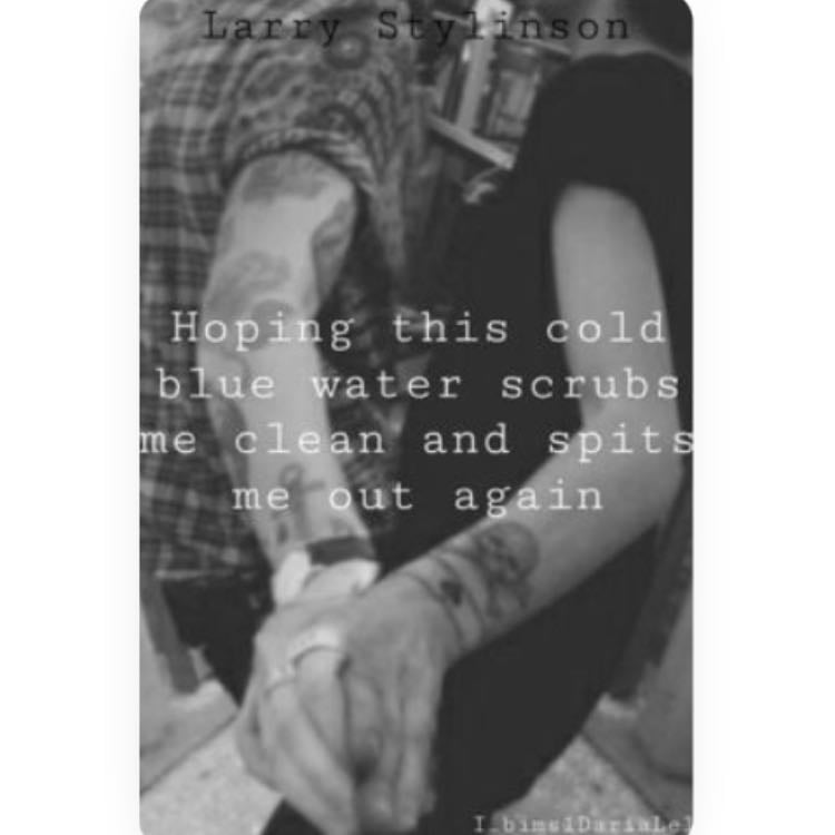 Hoping this cold blue water scrubs me clean and spits me out again