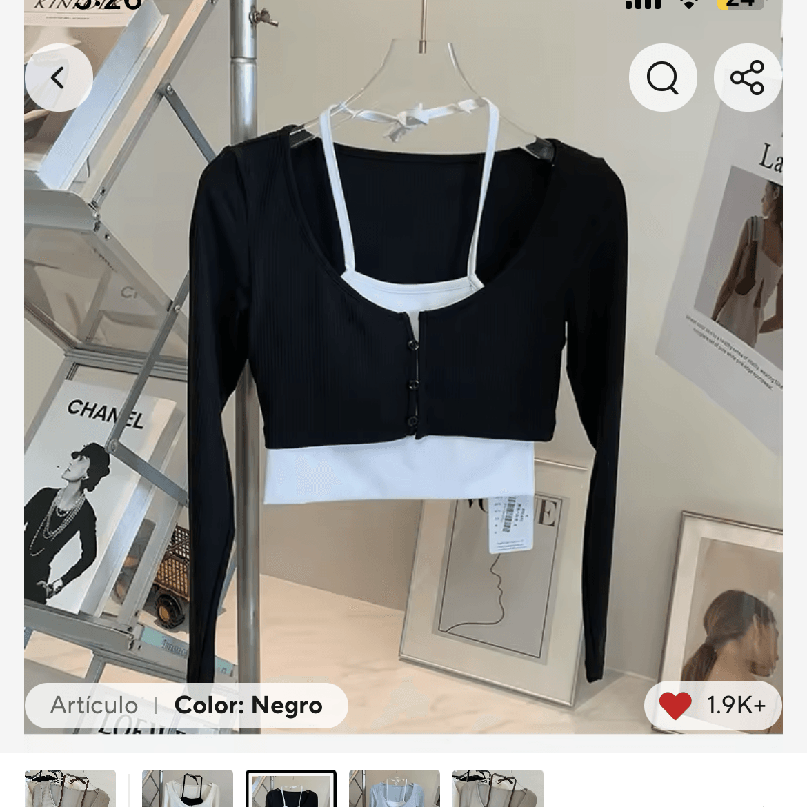 Top deportivo coqueto - $330