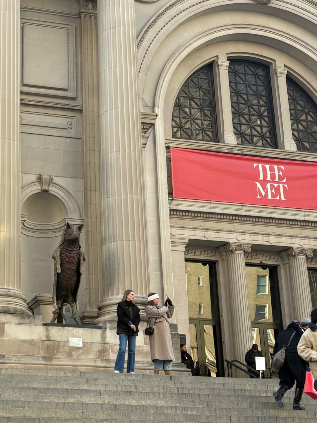 The met steps