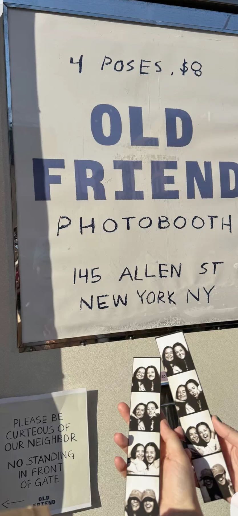 Old friend Photo Booth