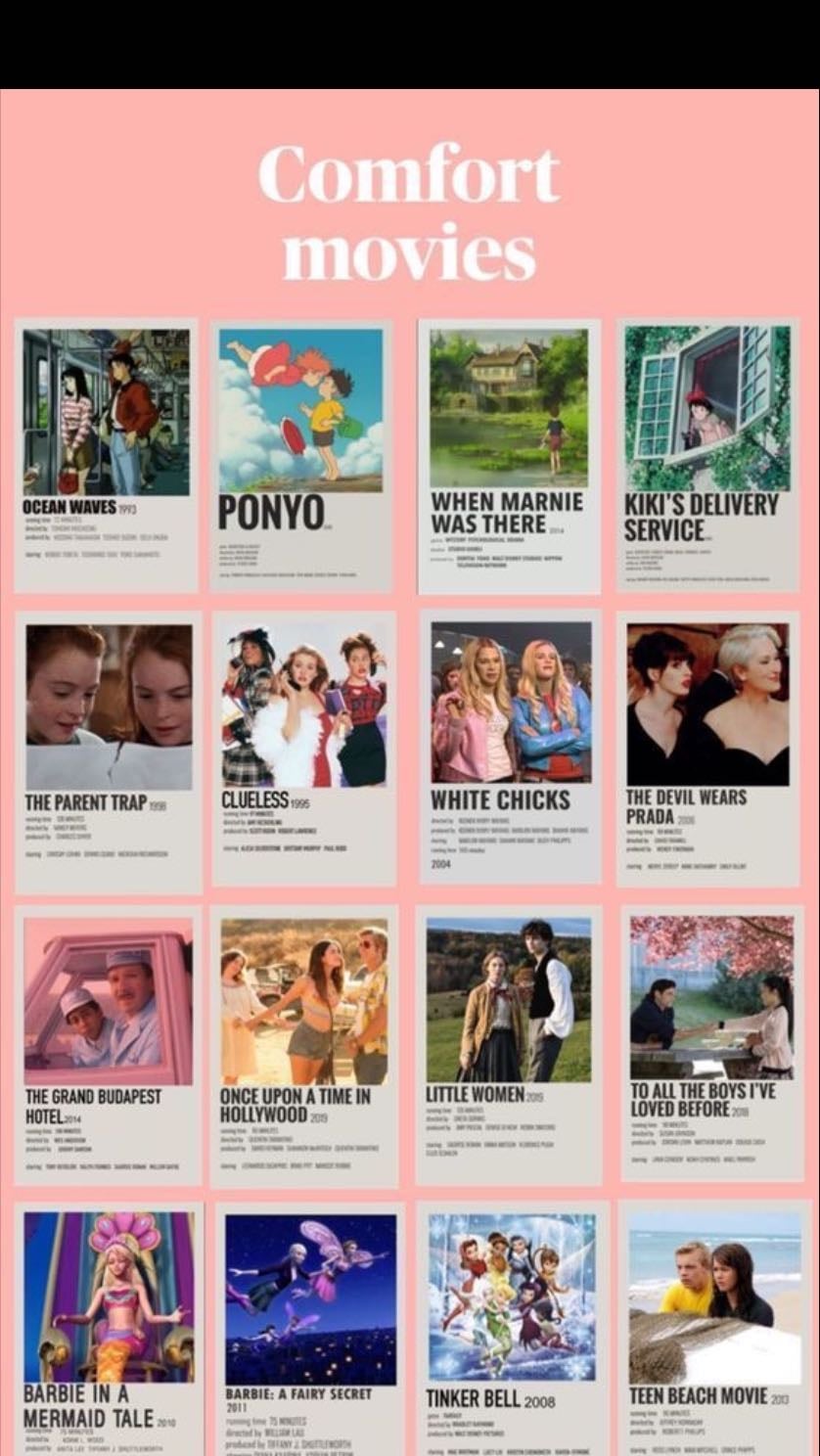 ver comfort movies/series