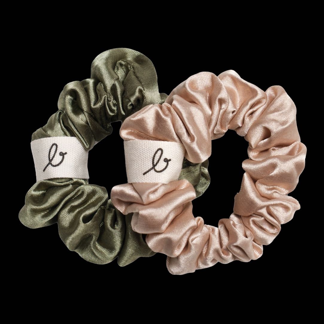 Duo de scrunchies en spirale - La belle boucle