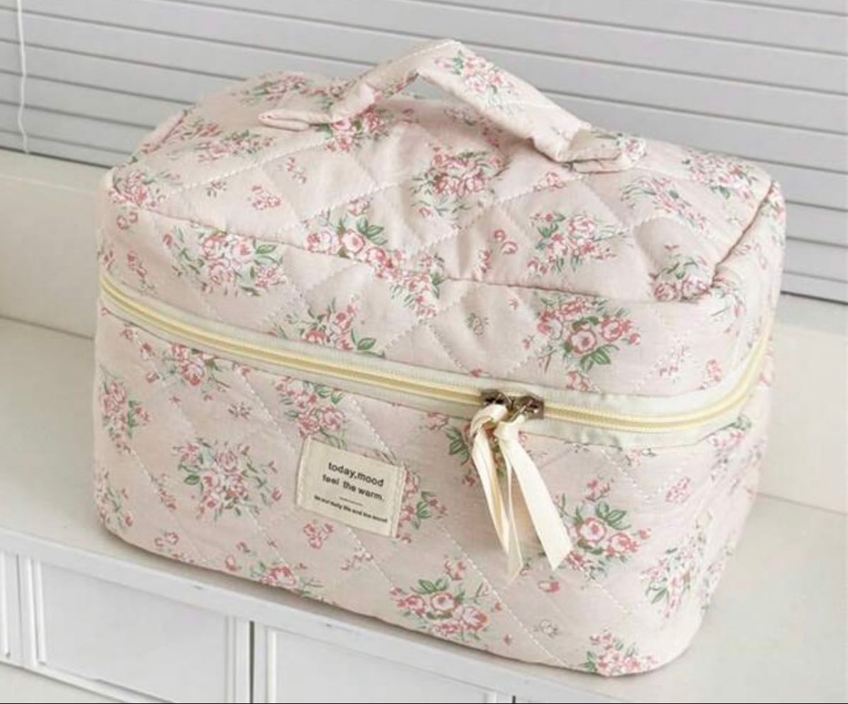 shabby chic makeup bag