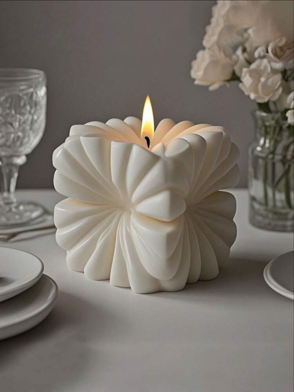 Vela cubo 3D