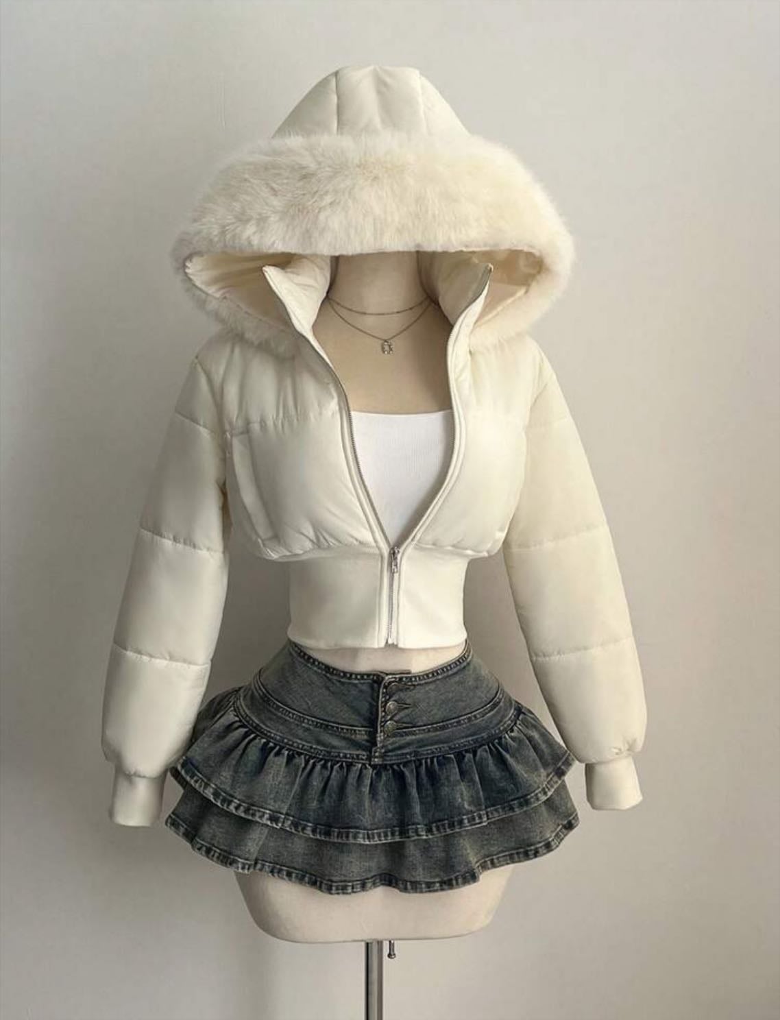 Chamarrita con gorro
