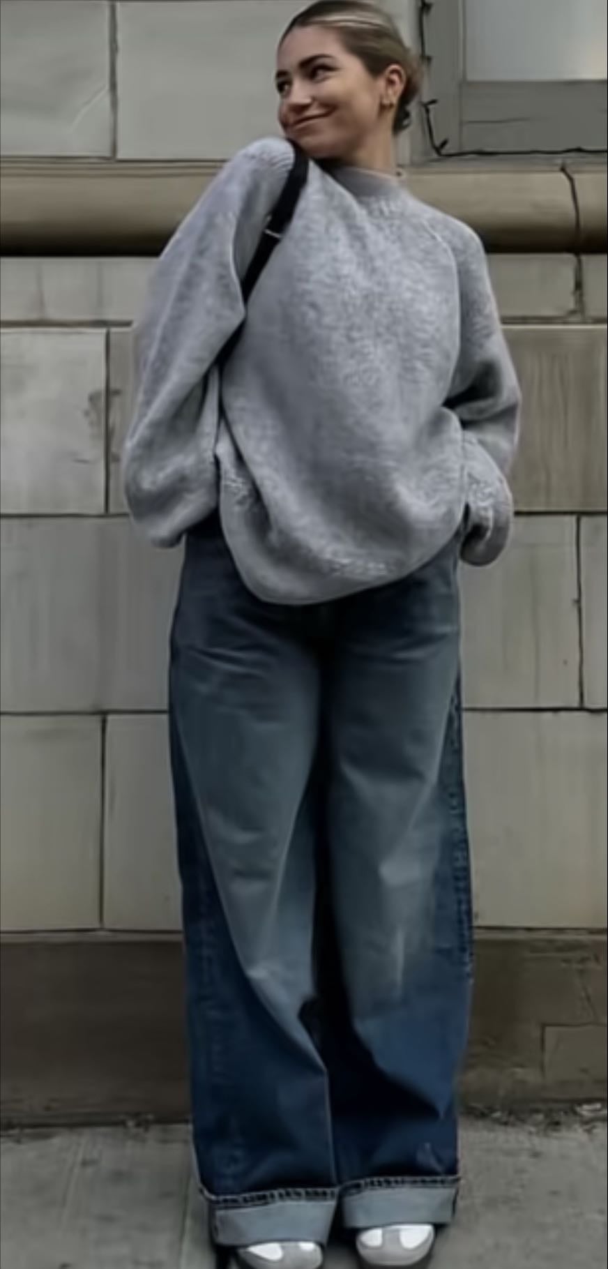 Mezclilla y sudadera