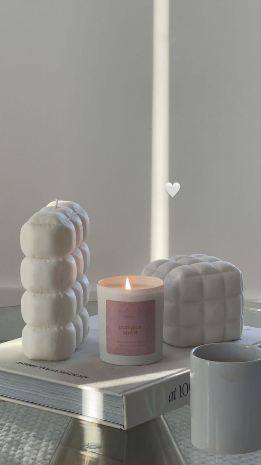 Fluffy candle