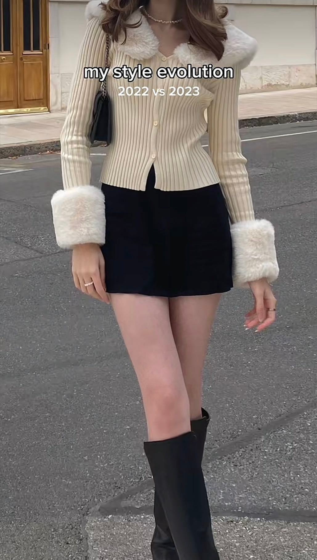 Suéter con falda