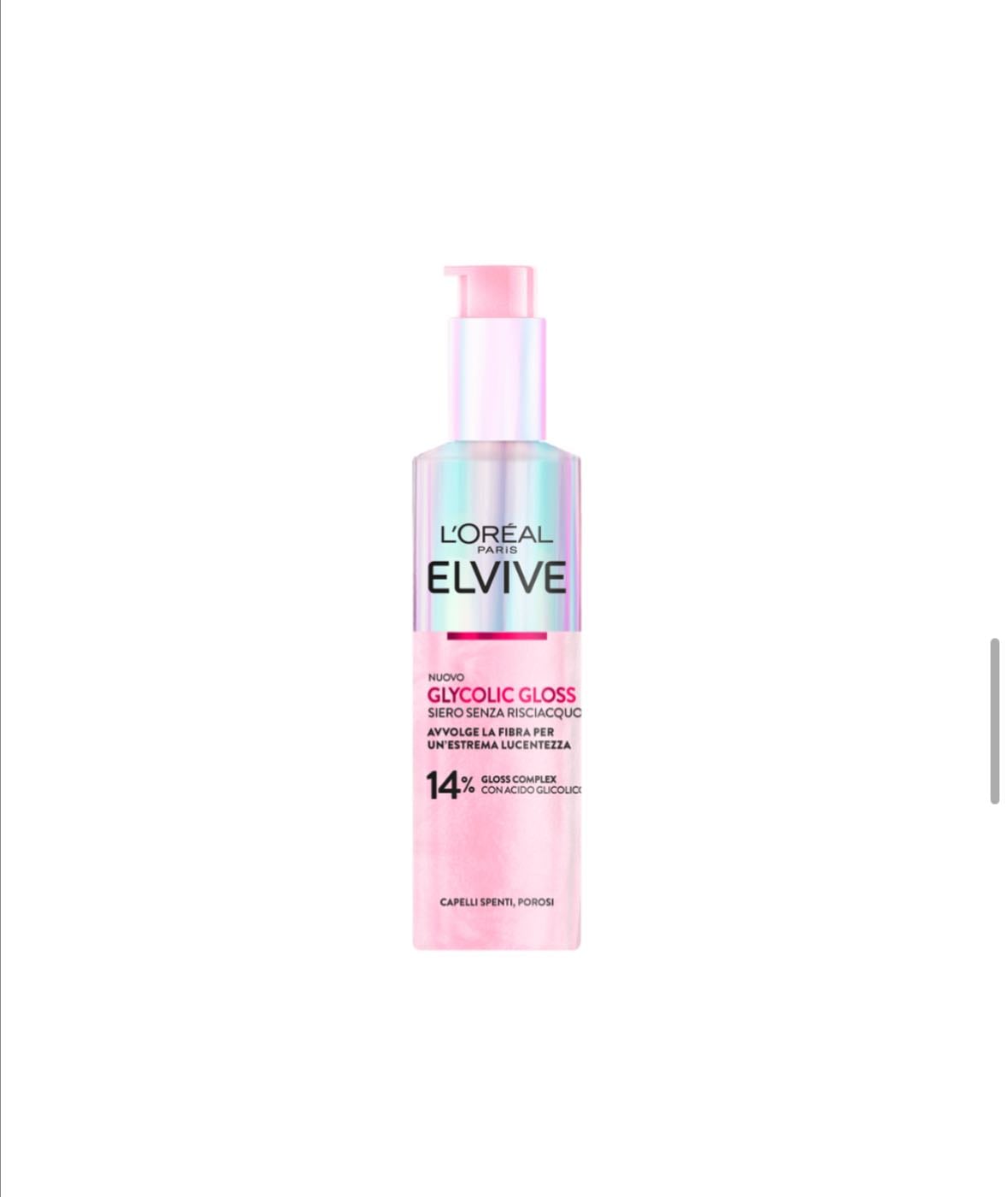 Elvive Glycolic Gloss
Rinse-free spray serum for dull hair - L’Oréal Elvive