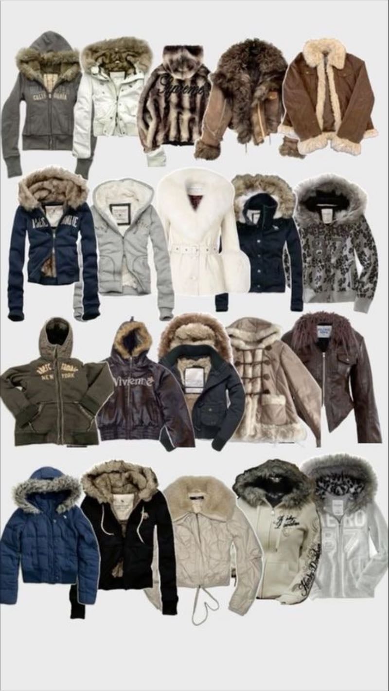 Fur lined hoodies