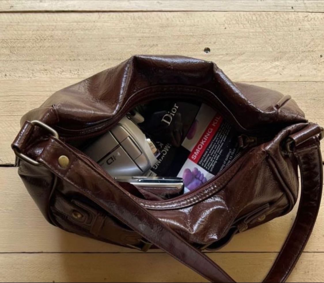 Vintage brown/burgundy bag
