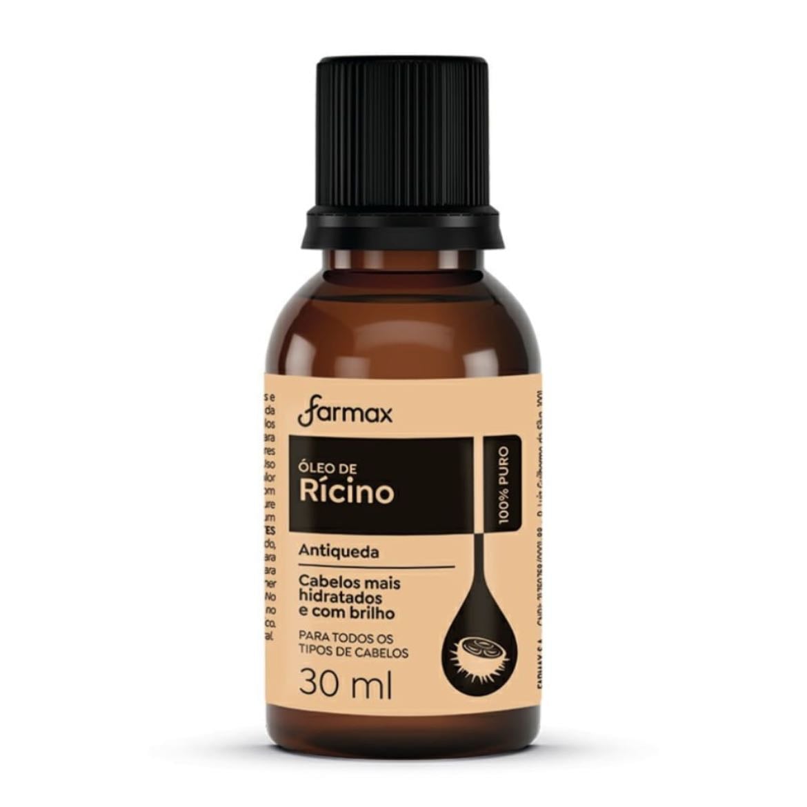 Óleo de RÃcino - Ajuda no crescimento do cabelo, cÃlios e sobrancelhas além de hidratar e fortalecer os fios