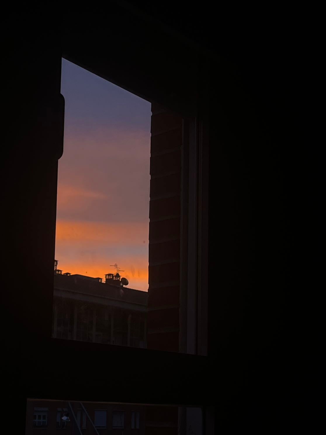 despertar y que el cielo estuviese así