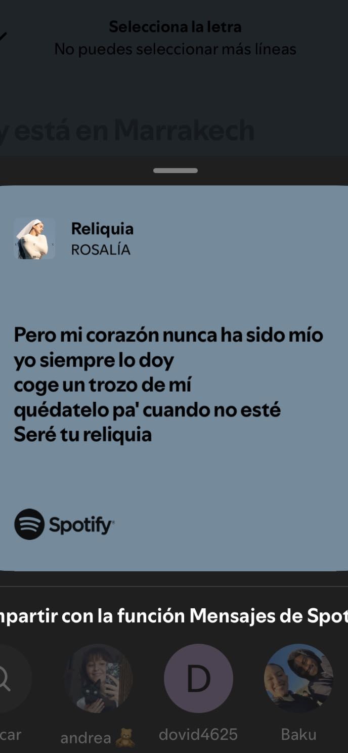 esta parte de reliquia de rosalía - pero mi corazón nunca ha sido mío, yo siempre lo doy
coge un trozo de mí, quédatelo pa' cuando no esté, seré tu reliquia