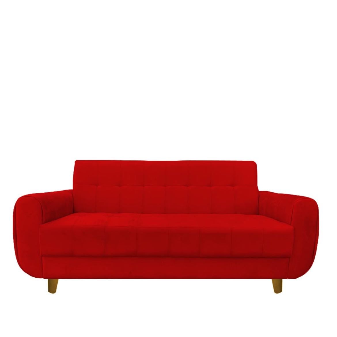 sofá vermelho