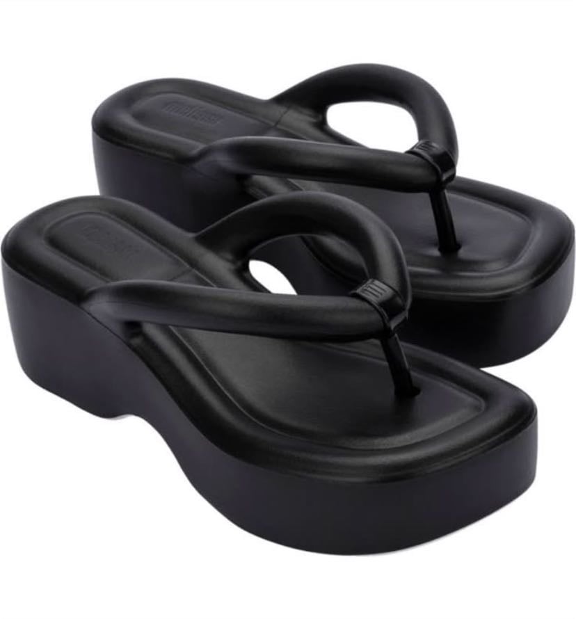 Melissa platform flip flop