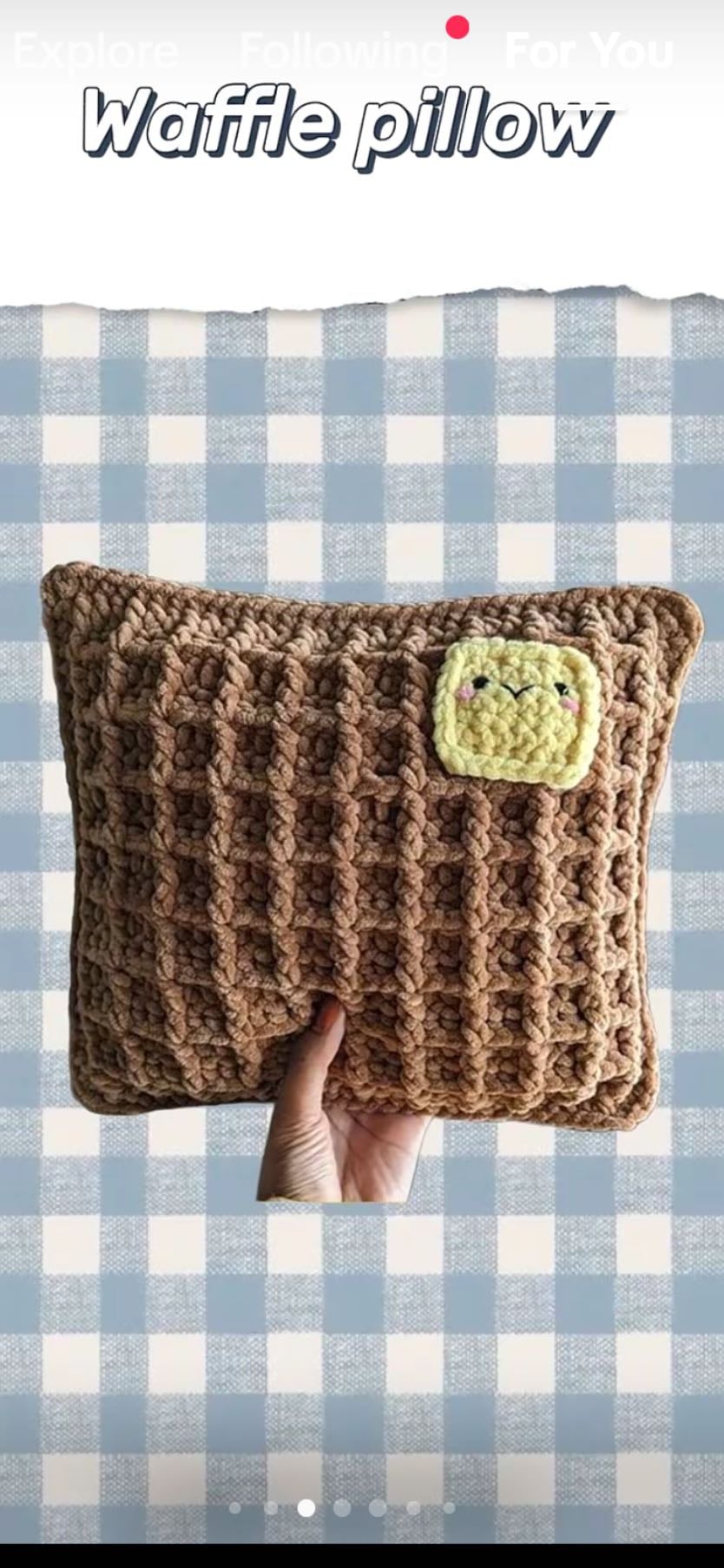 Waffle Pillow