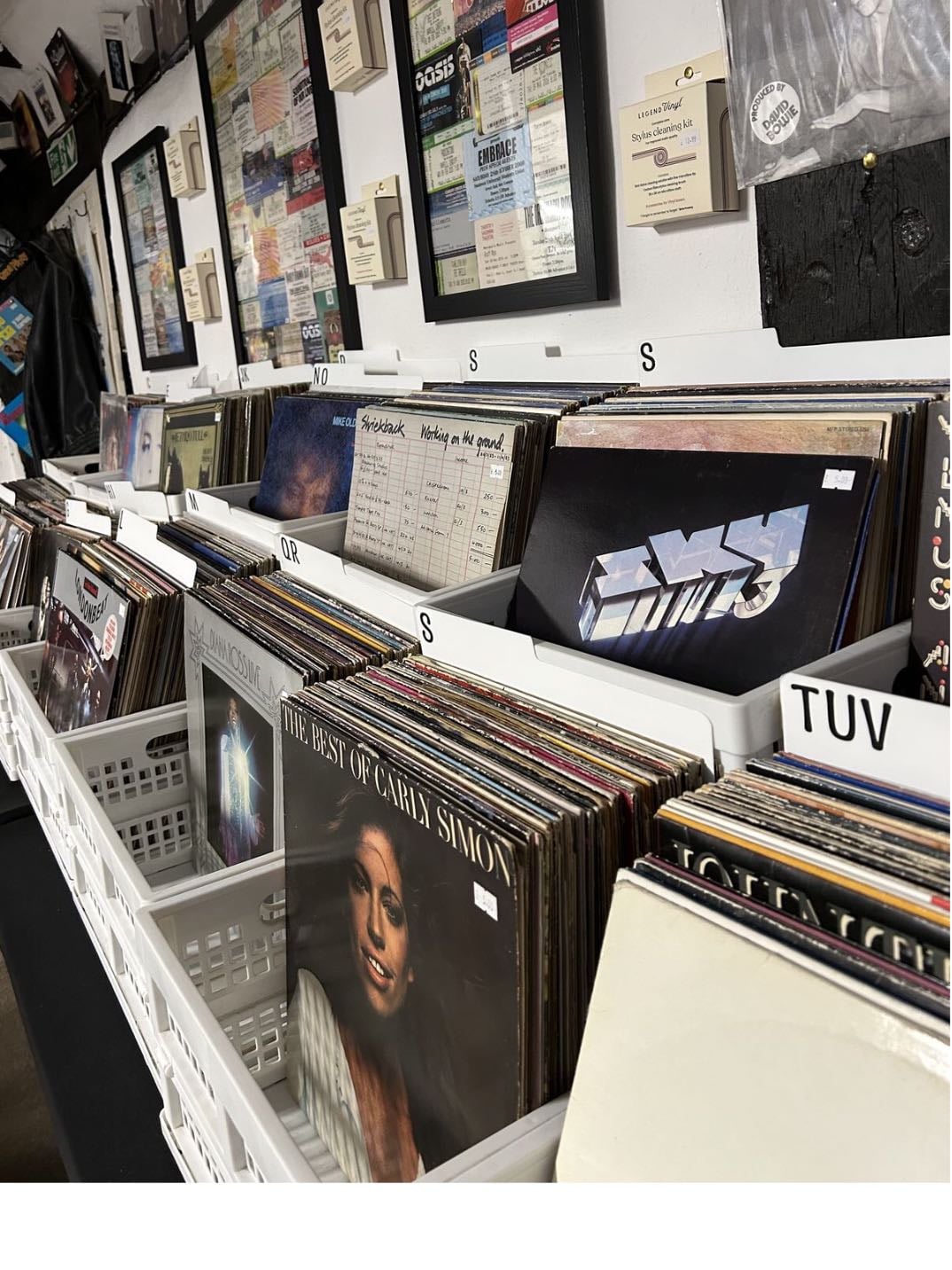 Record stores - preferably the ones that don’t carry any modern music