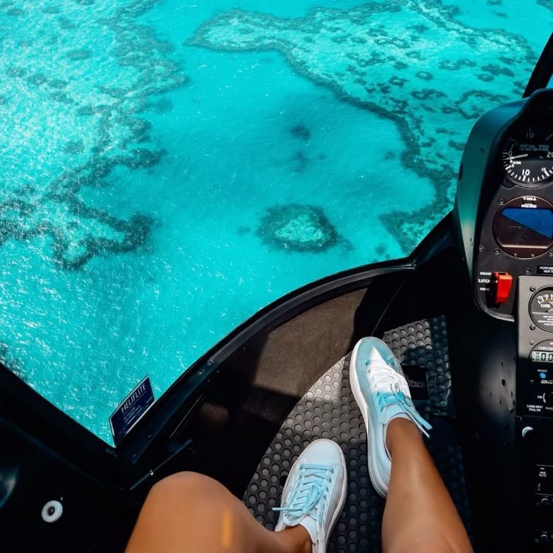 Sobrevolar la barrera de Coral en Australia