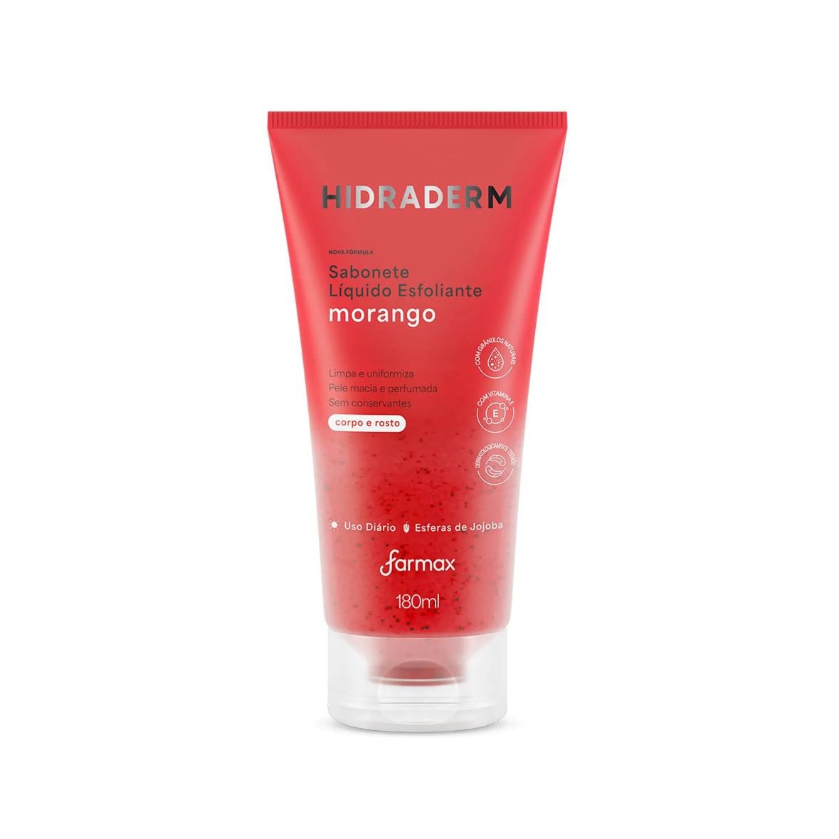 esfoliante hidraderm de morango