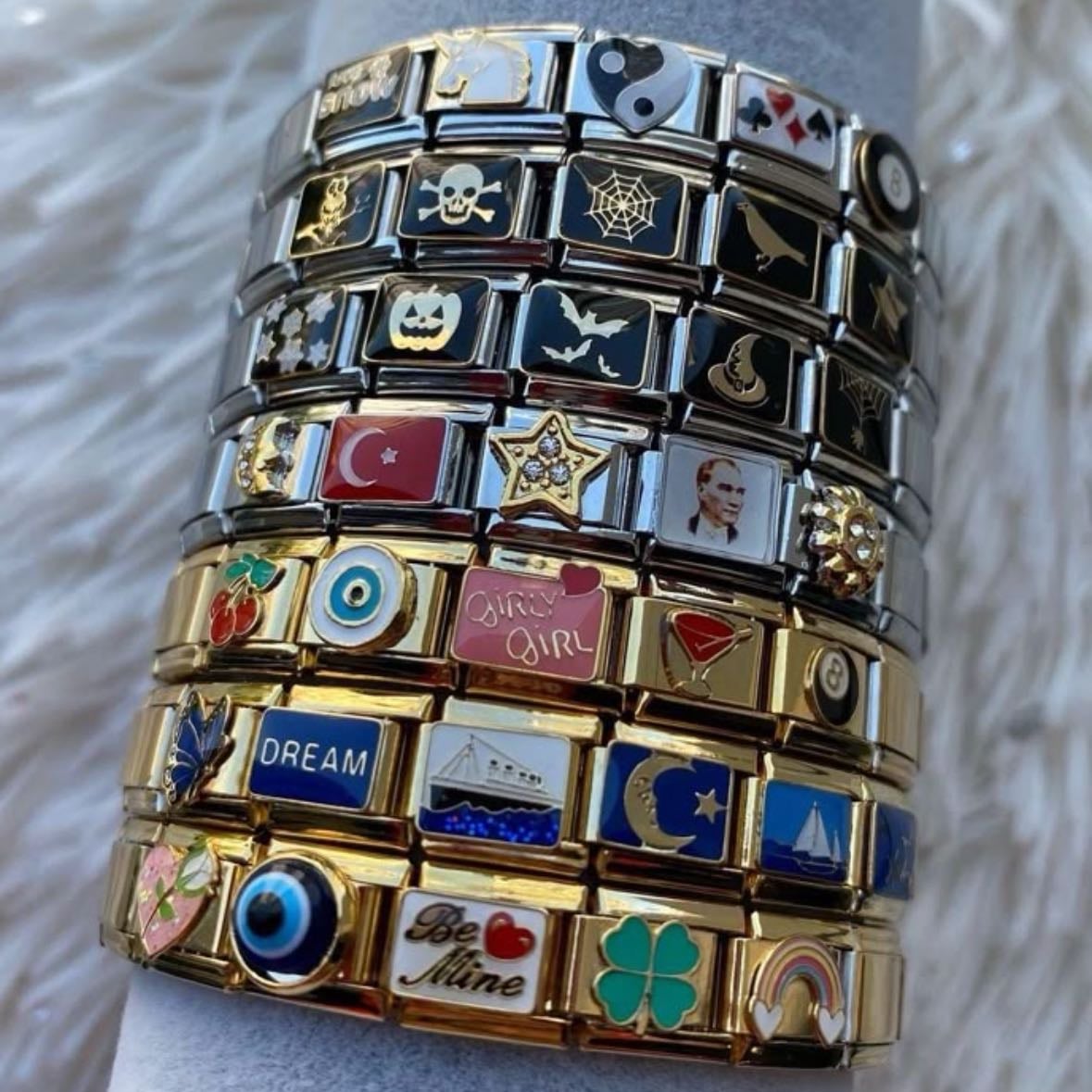 italian charm bracelet