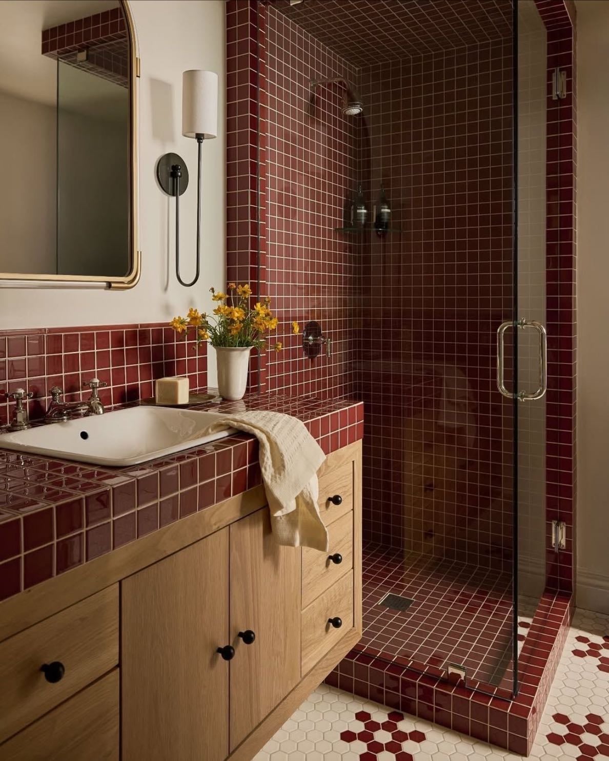 Red shower