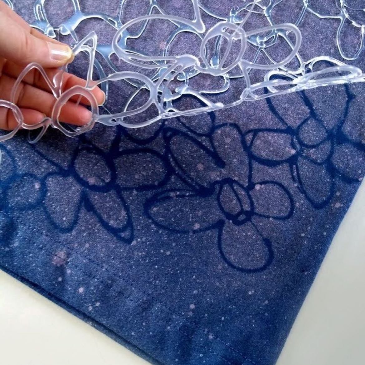 silueta con silicona - y spray