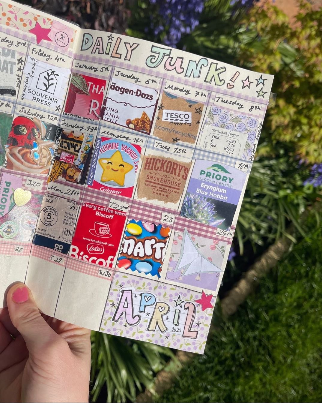 A month of daily junk