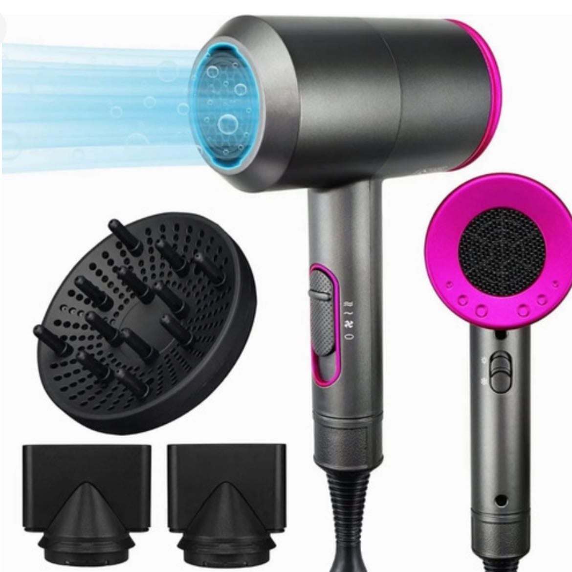 Secador de pelo de iones negativos