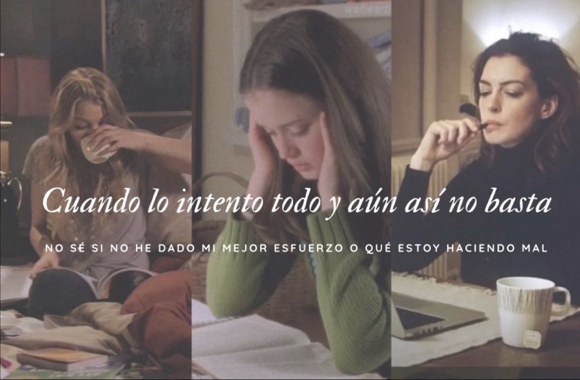 Cuando lo intentas todo y aún así no basta