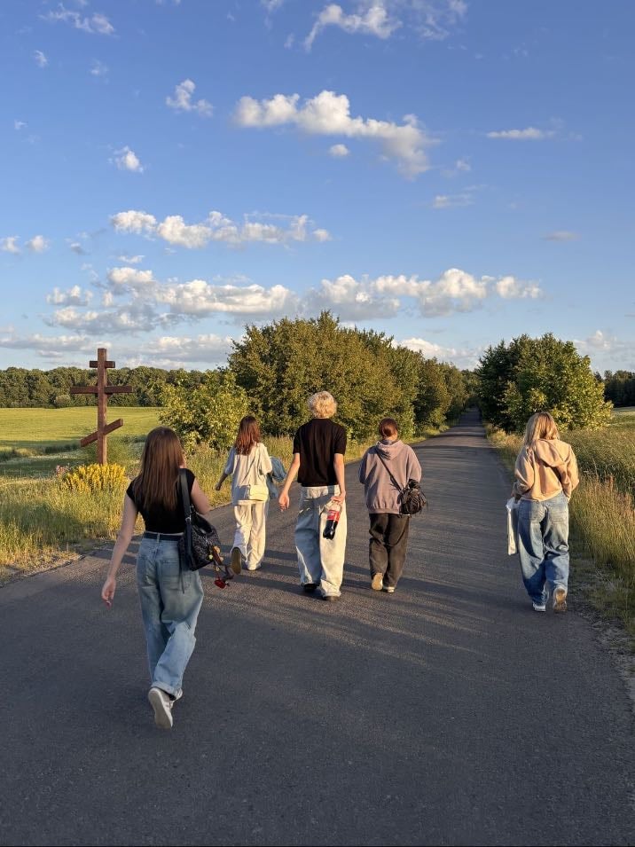 walk in the fields