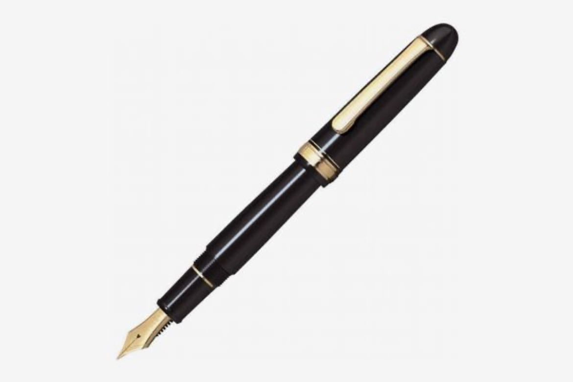 a fancy embodied pen - avec son étui tout aussi fancy