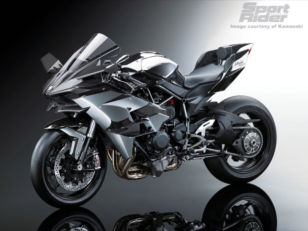 kawasaki ninja H2R - grey