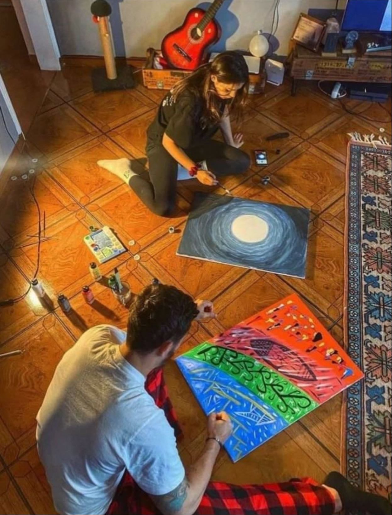 Pintar - Le pintamos un canvas al otro