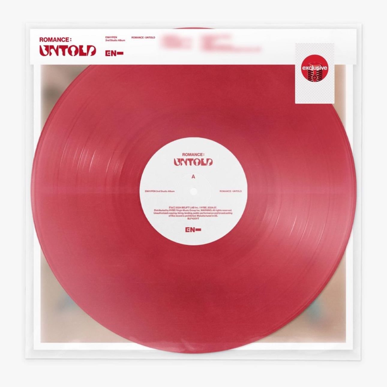 Romance : Untold Vinyl - Enhypen
