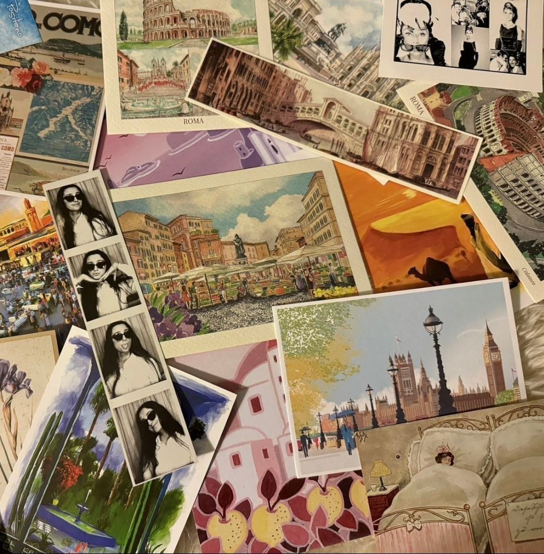 around the world