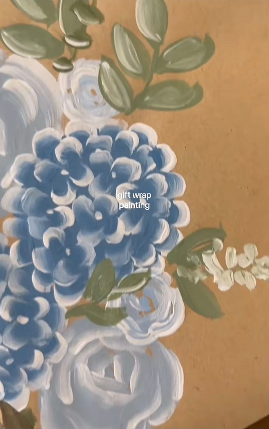gift wrap paintings