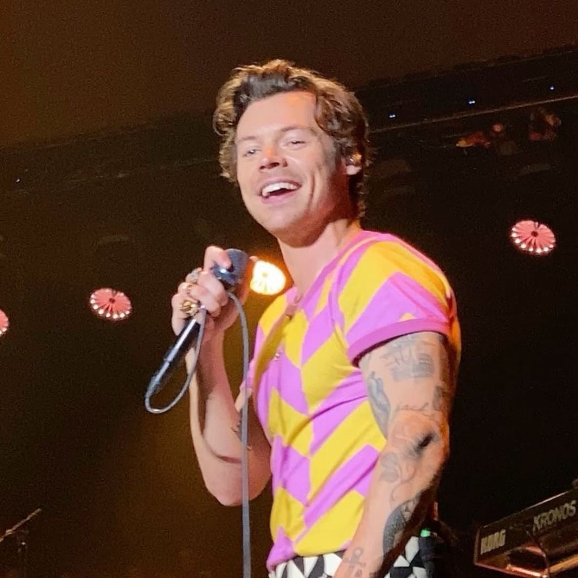 Harry styles - Everyone makes fun of me for liking Harry styles because he’s “gay” or “weird” but really he’s just kind to everyone and I love him so much, he gives me a reason to keep going and I couldn’t be more grateful to have a person like him