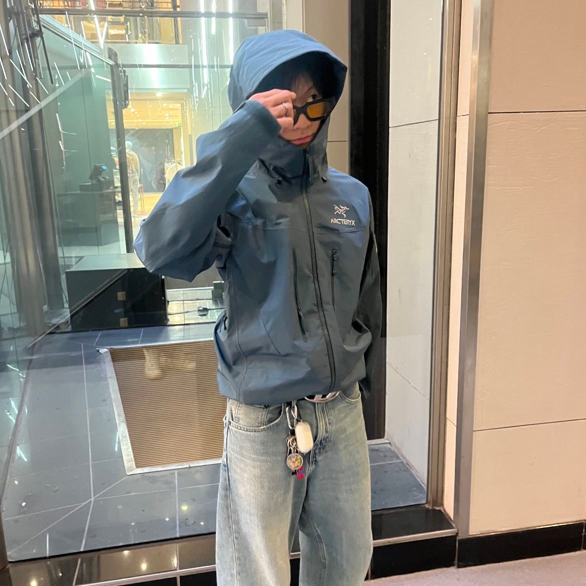 Blue Windbreaker Jacket - Arc’teryx