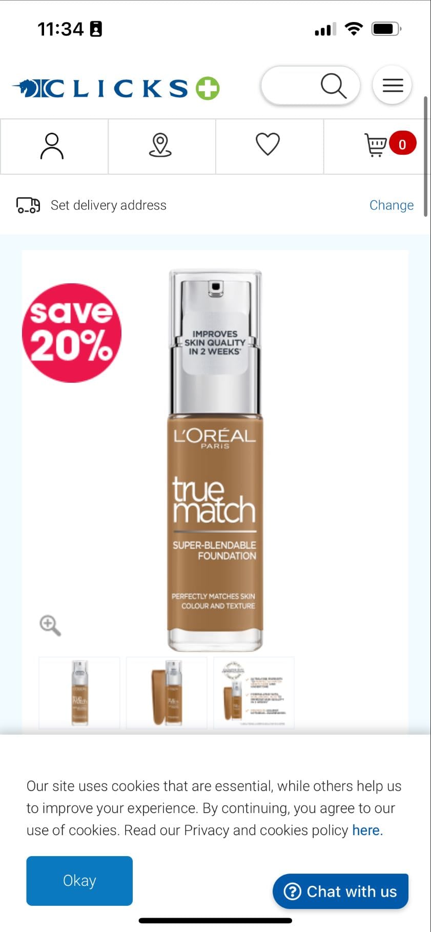 L’Oréal Paris True Match super blendable foundation