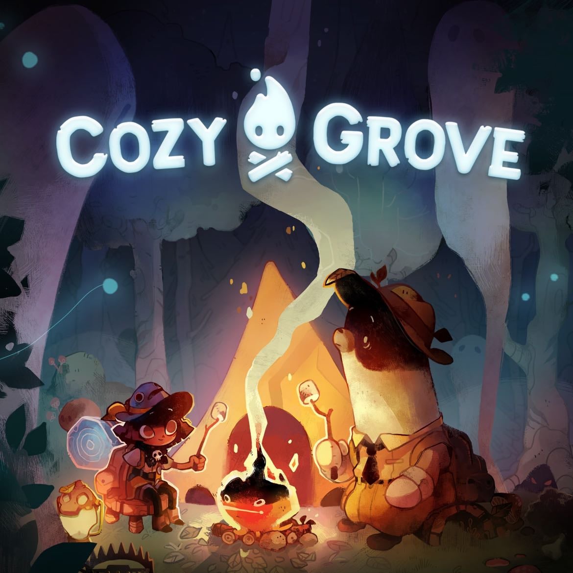 cozy grove - resolve bear spirits, plant & harvest, feed spirit animals