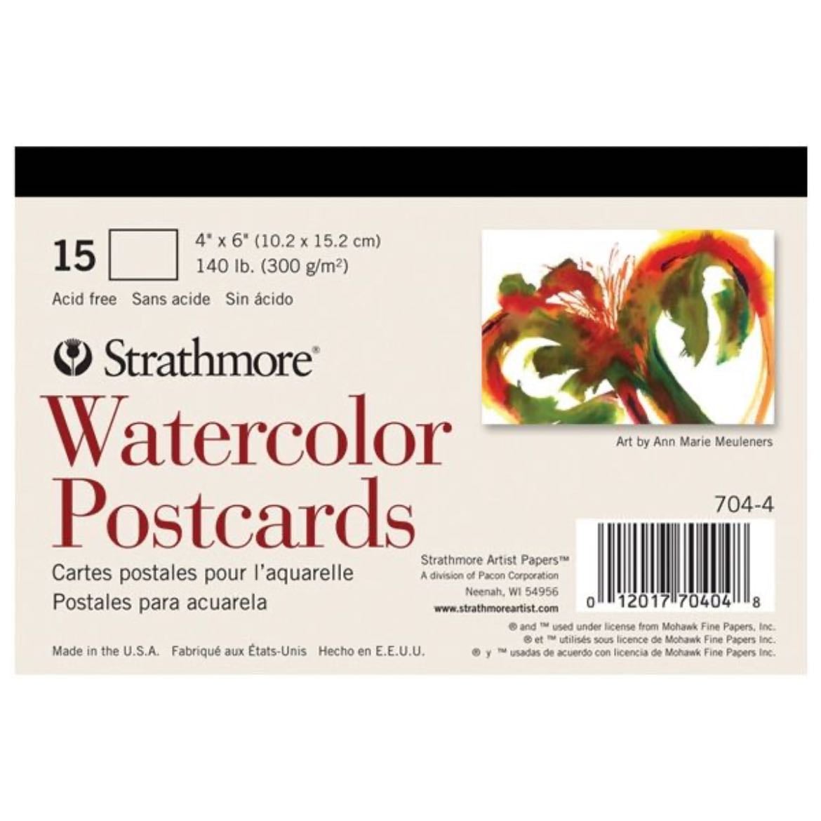 watercolor postcards - strathmore
