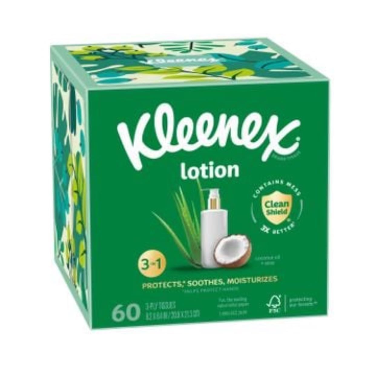 tissue with lotion