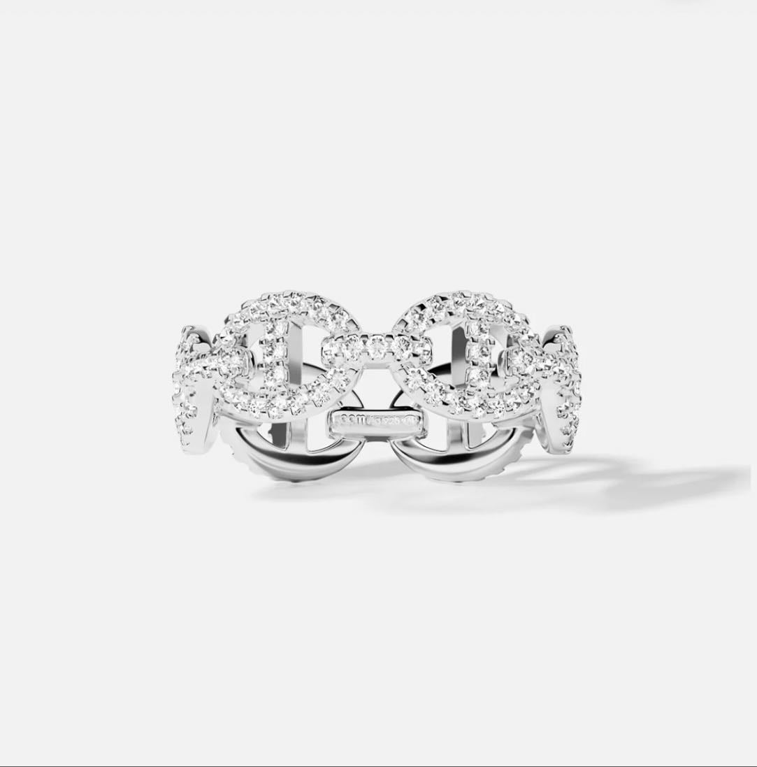 Bague maille marine - APM Monaco