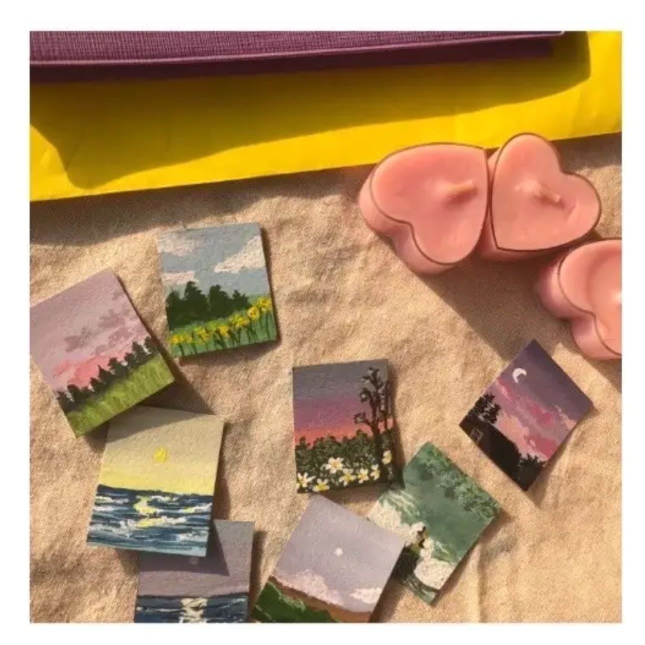 Mini Paintings/swap paintings?🩵