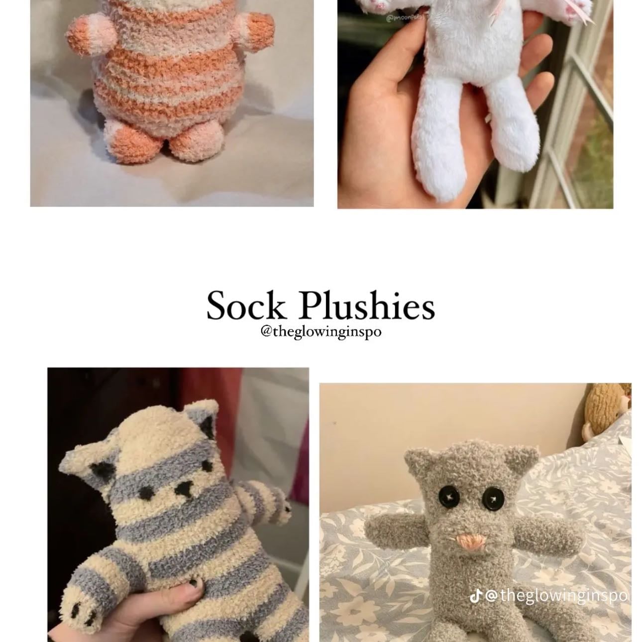 Sock plushies